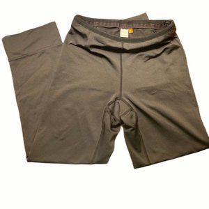 Lucy black athletic yoga workout pants capris sm